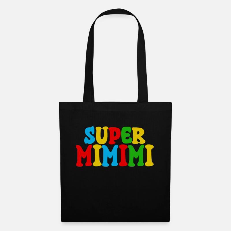 Super MIMIMI - Stoffbeutel - Schwarz