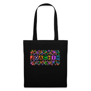 JOACHIM colourful cubes - Stoffbeutel - Schwarz - Vorne