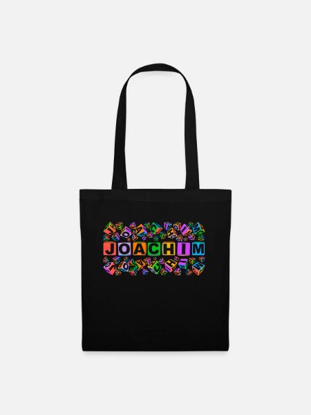 JOACHIM colourful cubes - Stoffbeutel - Schwarz