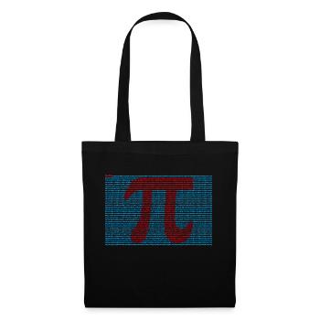 Pi T-Shirt 3,14 Pi Number Symbol Geek Math Lover - Sac en tissu - noir - Devant
