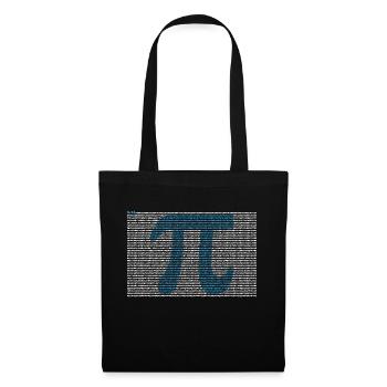 pi chemise 3, 14 pi nombre symbole math science geek - Sac en tissu - noir - Devant