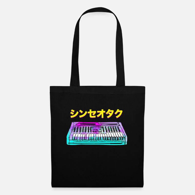 SYNTH GEEK JAPANESE - Tote Bag - black