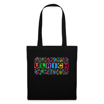 ULRICH colourful cubes - Stoffbeutel - Schwarz - Vorne