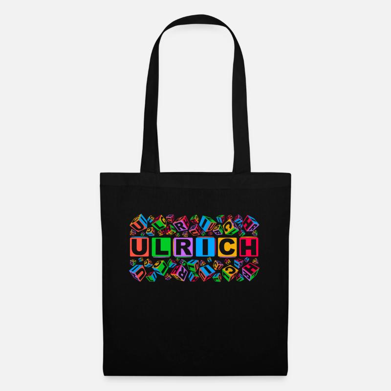 ULRICH colourful cubes - Stoffbeutel - Schwarz
