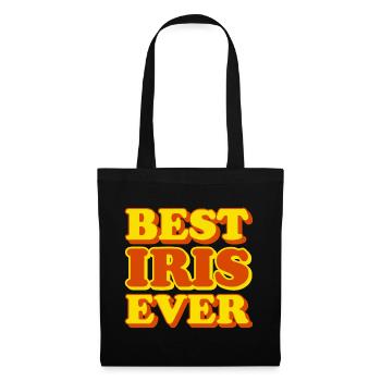 Funny gift with first name Iris - Tote Bag - black - Front