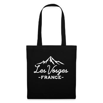 Les Vosges - France - Sac en tissu - noir - Devant