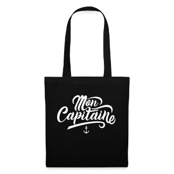 Mon Capitaine - Sac en tissu - noir - Devant