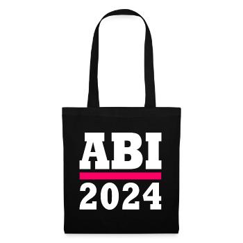 Abi 2024 - Stoffbeutel - Schwarz - Vorne