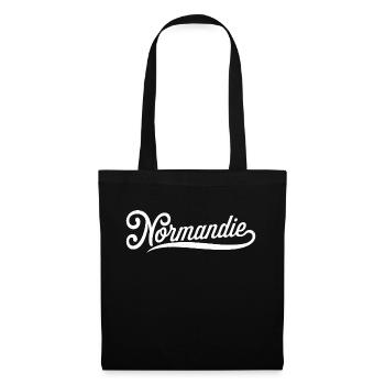 Normandie - Sac en tissu - noir - Devant