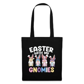 Easter, Happy Easter, Chocolate Egg - Tote Bag - black - Front