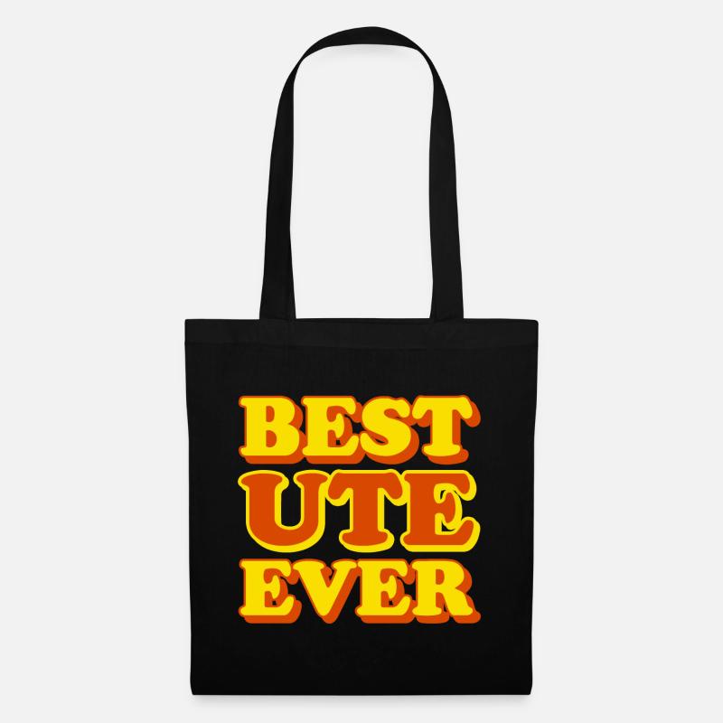 Ute Vorname Lustiges Geschenk - Stoffbeutel - Schwarz