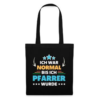 I was normal until I became a pastor - Tote Bag - black - Front