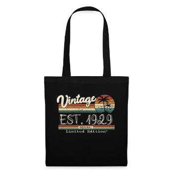 1929 Born Vintage Birthday Gift - Tote Bag - black - Front