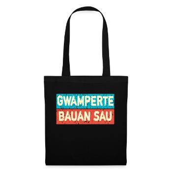 Bavarian Funny - Tote Bag - black - Front