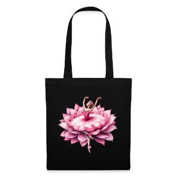 Ballet dancer with tutu - Tote Bag - black - Front