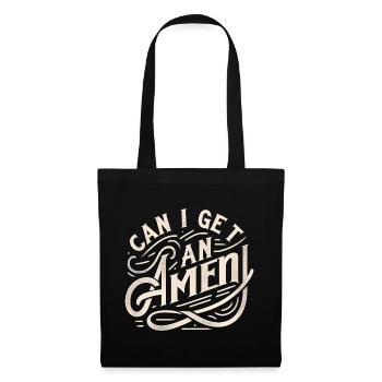 Can I Get An Amen 17 - Stoffbeutel - Schwarz - Vorne