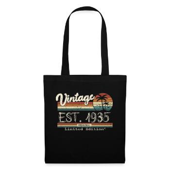 1935 Born Vintage Birthday Gift - Tote Bag - black - Front