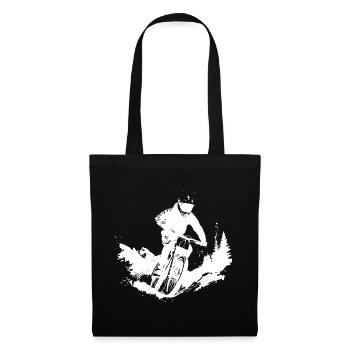 Vététistes - Sac en tissu - noir - Devant