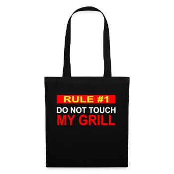 Griller - Sac en tissu - noir - Devant