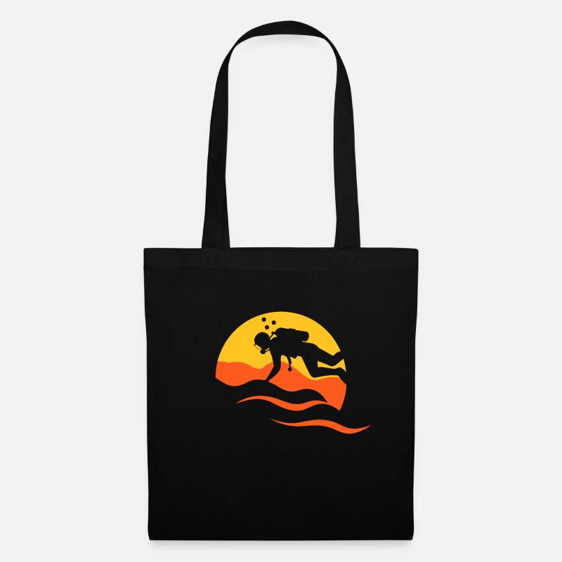 Sunny Scuba Diving - Tote Bag - black