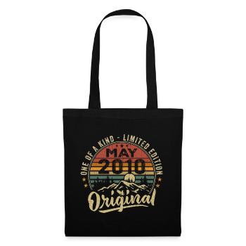 May 2010 Vintage Birthday Gift May 2010 - Tote Bag - black - Front