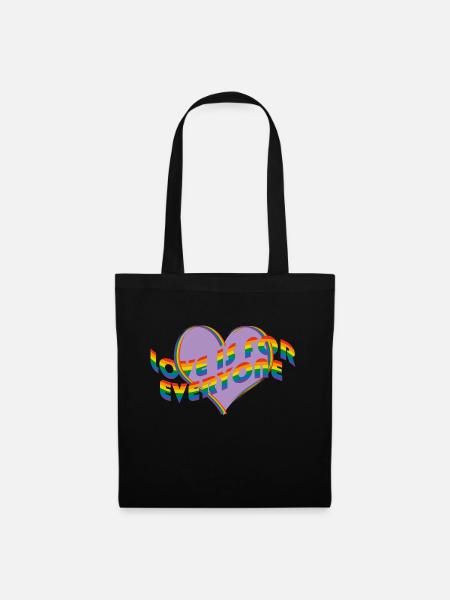 pride - Stoffbeutel - Schwarz