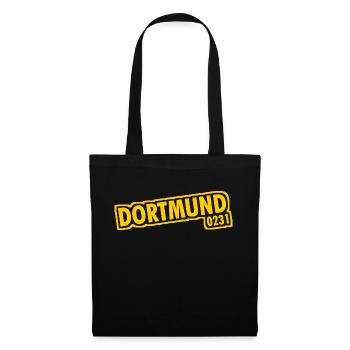Dortmund - 0231 - Indicatif Régional - Sac en tissu - noir - Devant