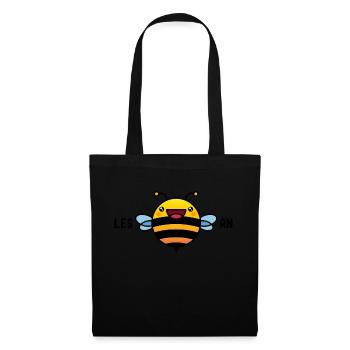 Les Bee An - Fière d’être lesbienne - Soutien LGBTQ, - Sac en tissu - noir - Devant