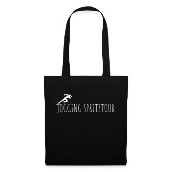 Balade en jogging - Sac en tissu - noir - Devant