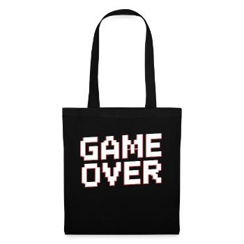 GAME OVER - Tote Bag - black - Front