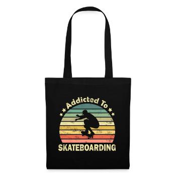 Skateboard Skater - Tote Bag - black - Front