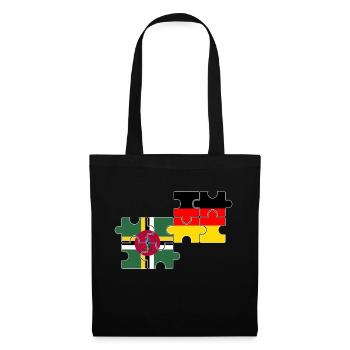 Dominica Germany Flag Dominicans - Tote Bag - black - Front