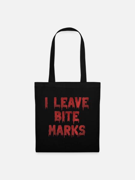 Bite Mark's Blood Traces - Tote Bag - black
