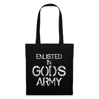 Enlisted In God's Army 3 - Stoffbeutel - Schwarz - Vorne