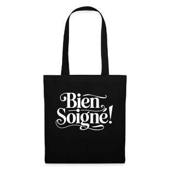 Bien Soigné - Sac en tissu - noir - Devant