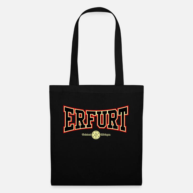 ERFURT - Stoffbeutel - Schwarz