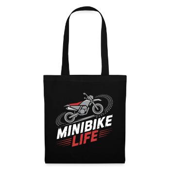 For real minibike fans - Tote Bag - black - Front