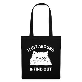 Fluff Around & Découvrez-le - Sac en tissu - noir - Devant