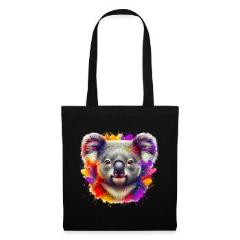 Koala - Sac en tissu - noir - Devant
