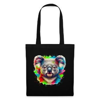 Koala - Sac en tissu - noir - Devant