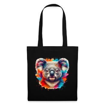 Koala - Sac en tissu - noir - Devant