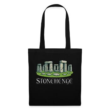 Stonehenge - Stoffbeutel - Schwarz - Vorne