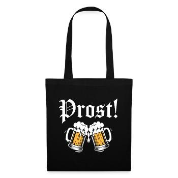 Prost! - Sac en tissu - noir - Devant