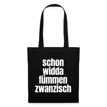 Widda Fümmen Zwanzisch fête déjà ses 50 ans - Sac en tissu - noir - Devant