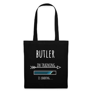 Butler Gift Profession Training Butler - Tote Bag - black - Front