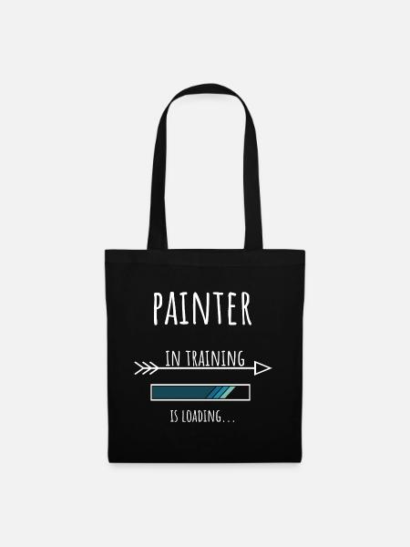 Painter Geschenk Beruf Ausbildung Maler - Stoffbeutel - Schwarz