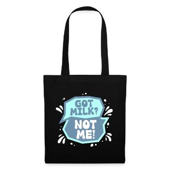 Lactose intolerance Lactose intolerant - Tote Bag - black - Front