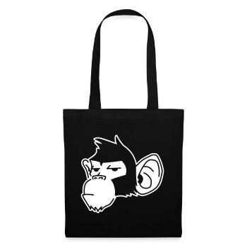 Urban Affe – Streetart Graffiti Prima - Sac en tissu - noir - Devant