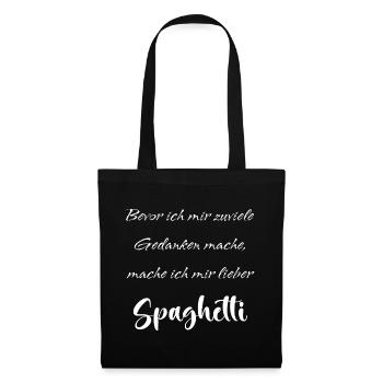 Thought spaghetti - Tote Bag - black - Front