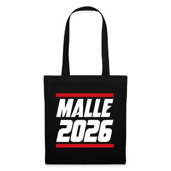Malle 2026 lettering - Tote Bag - black - Front